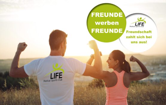 Paar in Sonne, Freunde werben Freunde